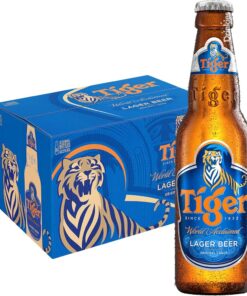 Tiger Lager Beer Quart Bottle – 12 x 633ml