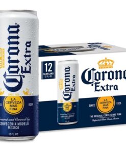 Corona Extra Beer – 12-Pack Cans (12 fl oz)