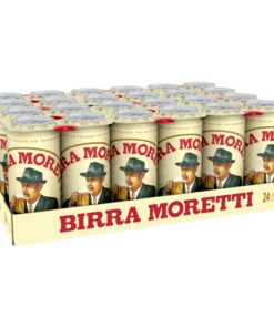 Birra Moretti Beer Can 330ml (24-Pack)